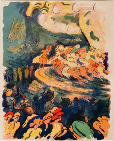 Karussell in Paris von Ernst Matthes
