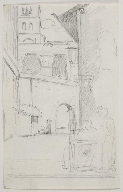 Studie zu "Der Briefschreiber und das Mädchen" von Ernst Meyer