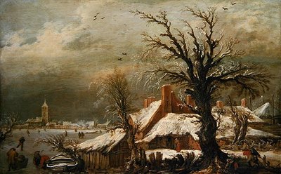 Winterlandschaft von Esaias I van de Velde