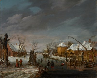 Winterszene von Esaias I van de Velde