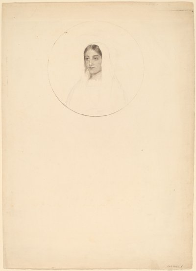 Kopf einer jungen Frau von Esther Frances Alexander