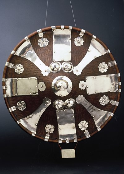 Schild (Leder & Silber) von Ethiopian School