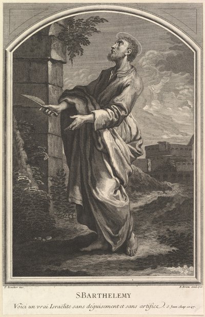 Heiliger Bartholomäus, 1726 von Etienne Brion