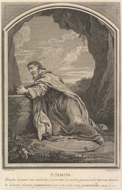 Saint Simon von Etienne Brion