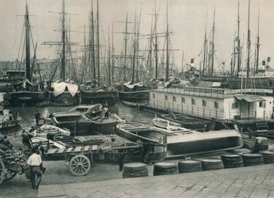 Hafen von Neapel, Italien, 1927 von Eugen Poppel