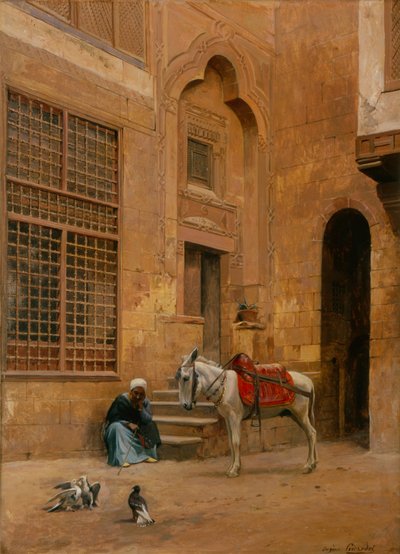 Der Innenhof von Eugene Alexis Girardet