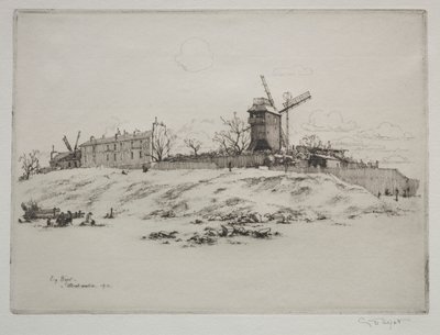 Moulin de la Galette, Montmartre von Eugene Bejot