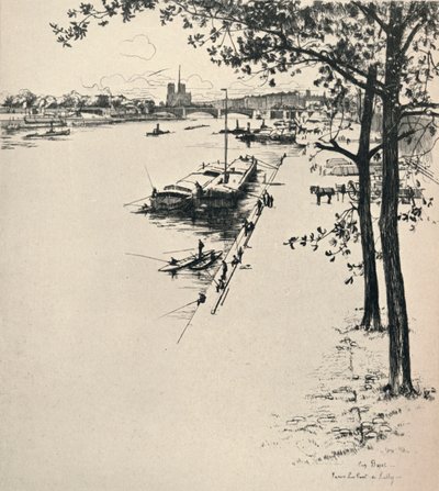 Die Pont de Sully, 1915 von Eugene Bejot