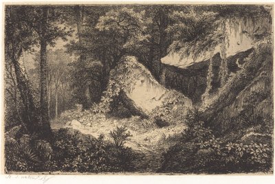 Les roches blanches von Eugene Bléry