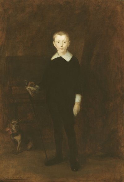 Porträt eines Jungen von Eugène Carrière