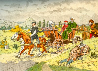 Vis-à-vis (Kutsche) - erste Erscheinung von Eugene Courboin