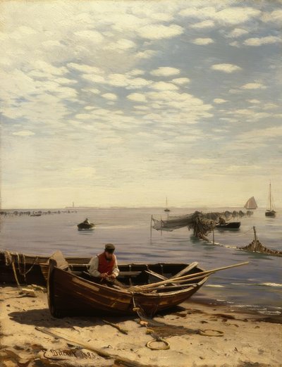 Ostseestrand von Eugene Gustav Dücker