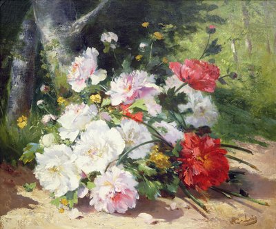Stillleben mit Blumen von Eugene Henri Cauchois