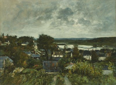 La Touques bei Deauville von Eugene Louis Boudin