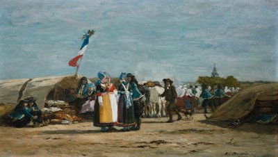 Pilgerfahrt in Finistère, Bretagne von Eugene Louis Boudin