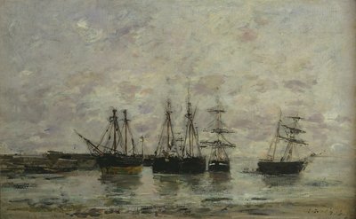 Portrieux, 1869 von Eugene Louis Boudin