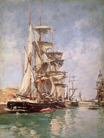 Segelboote von Eugene Louis Boudin