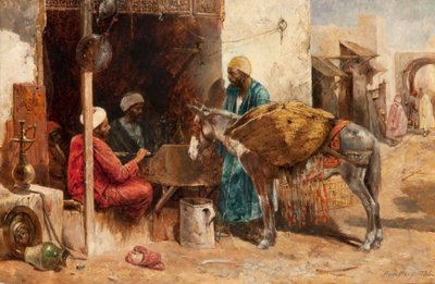 Ein orientalischer Basar von Eugene Pavy