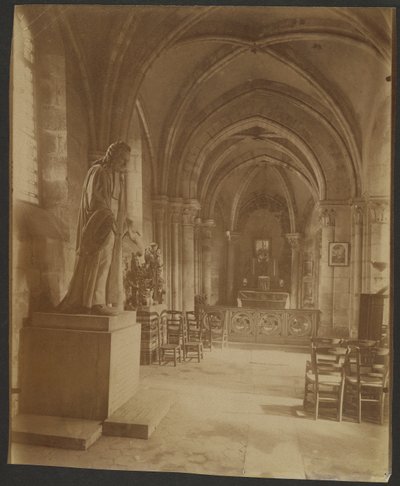 Saint Julien le Pauvre von Eugène Atget