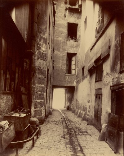 Vieille Cour, 22 rue Quincampoix von Eugène Atget