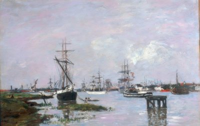 Antwerpen, der Hafen von Eugene Louis Boudin