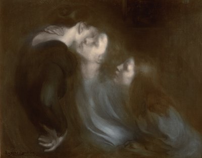 Der Kuss ihrer Mutter, 1890er Jahre von Eugène Carrière