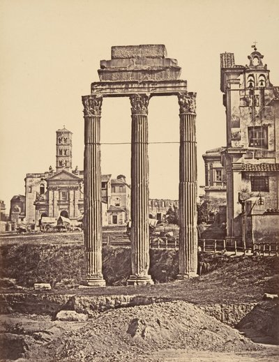 Ruinen des Forums, 1848-52 von Eugène Constant