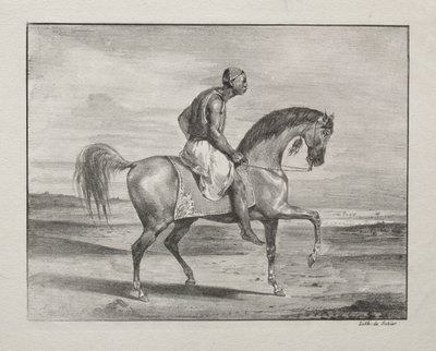 Afrikaner zu Pferd von Eugène Delacroix