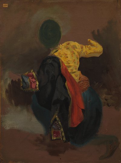 Figur im türkischen Kostüm von Eugène Delacroix