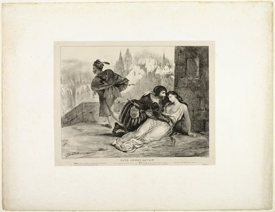 Jane Shore von Eugène Delacroix