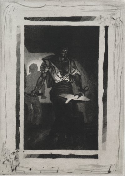 Der Schmied von Eugène Delacroix
