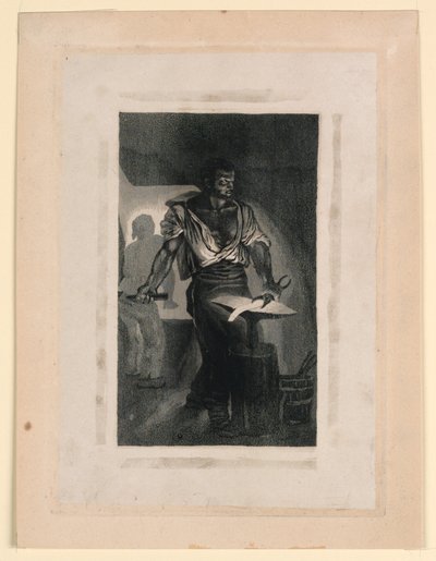Der Schmied von Eugène Delacroix