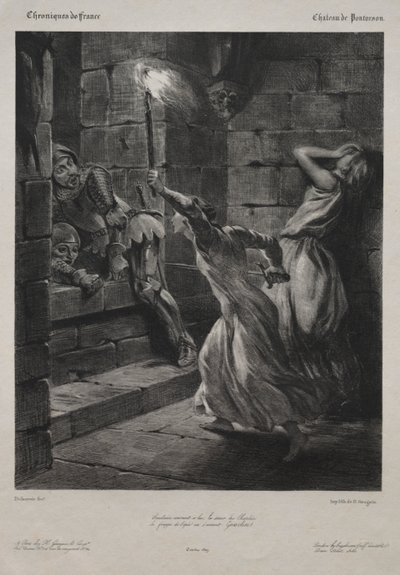 Die Schwester von Duguesclin von Eugène Delacroix