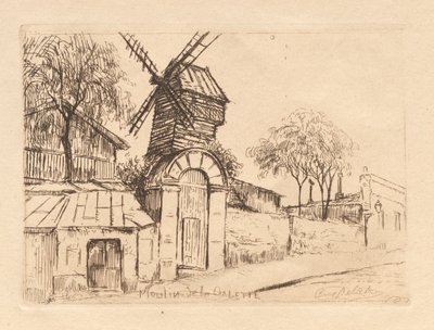 Moulin de la Galette von Eugène Delâtre