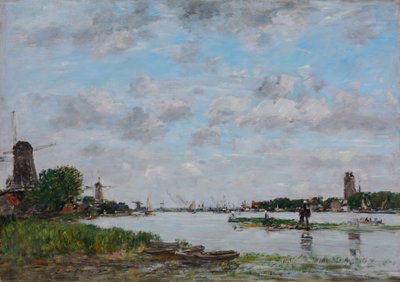 Die Maas bei Dordrecht von Eugene Louis Boudin