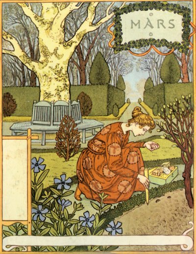 Mars, 1896 von Eugene Grasset