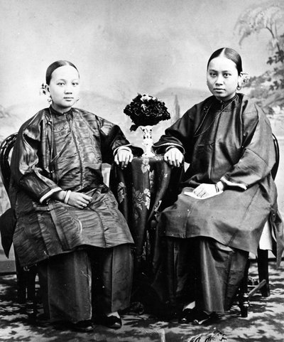 Hongkonger Mädchen, ca. 1870er von European Photographer