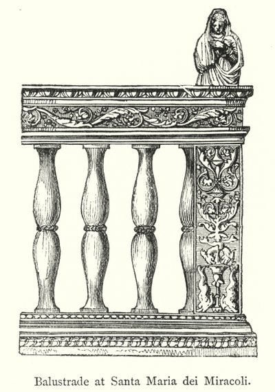 Balustrade bei Santa Maria dei Miracoli von European School