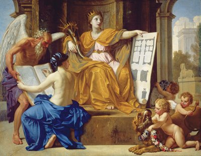 Eine Allegorie der Pracht, ca. 1654 von Eustache Le Sueur