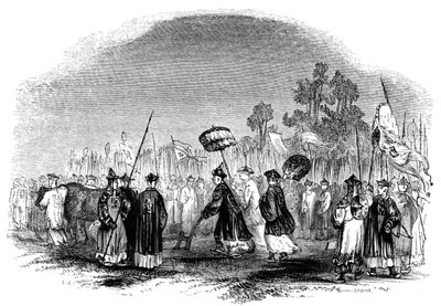 Das jährliche Frühlingsfest, 1847 von Evans