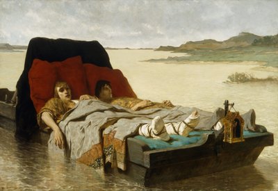 Die Söhne von Clovis II, 1880 von Evariste Vital Luminais