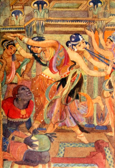 Die Göttinnen als Tänzerinnen, 1915 von Evelyn Paul