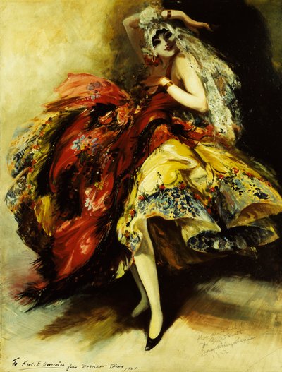 Der helle Schal von Everett Shinn