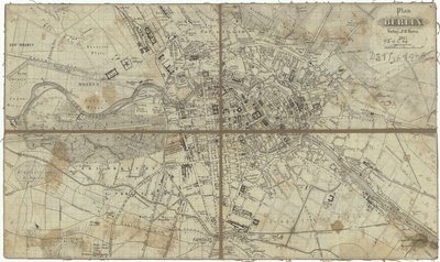 Plan von Berlin von F.H. Morin