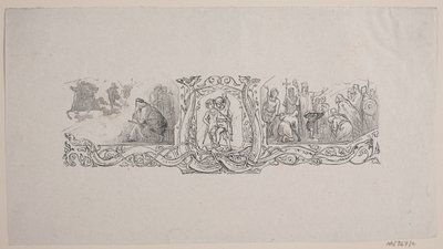 Der heilige Bischof Jon und Sæmund Frode von F. Hendriksen