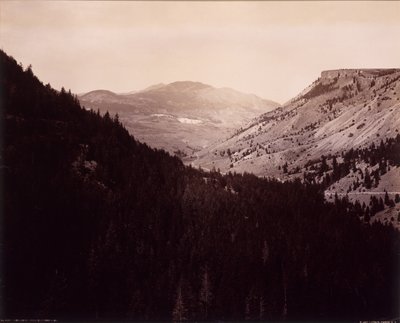 Gardner Canyon, Electric Peak von F. Jay Haynes
