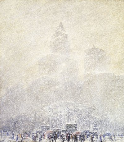 Ewiges Licht, Madison Square, Winter von F. Usher de Voll