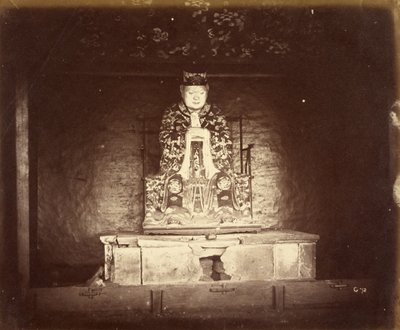 Konfuzius, Kanton, China von Felice Beato