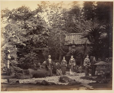 Garten in Harra von Felice Beato