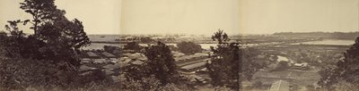 Panorama, Yokohama vom Gouverneurshügel von Felice Beato